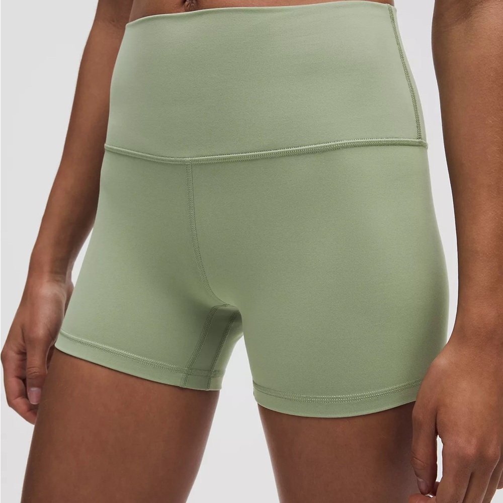 NWOT lululemon Align High-Waisted Desert Green Shorts